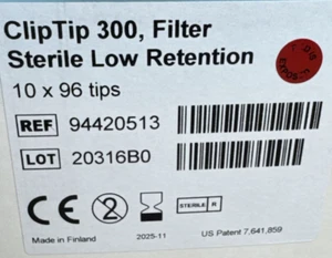 Thermo Scientific 94420513, ClipTip 300, Filter steril Low Ret, 10x96 Spitzen - Bild 1 von 3