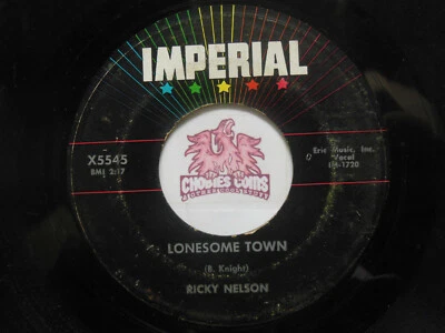 Ricky Nelson: I Got A Feeling / Lonesome Town , 45 RPM G+ (FA) - Image 1 of 2