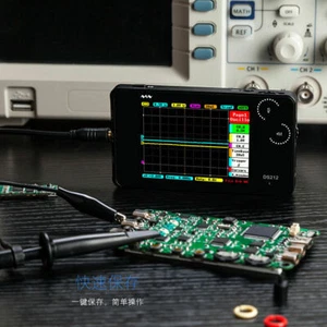 Osciloscopio digital LCD inteligente vendedor de EE. UU. Nano DSO212 interfaz USB 1 MHz 10MSa/s - Imagen 1 de 9