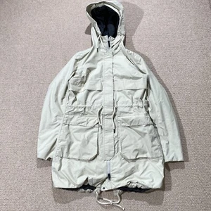 Helly Hansen Parka Jacket Womens Medium 10 UK Cream HellyTech Hooded Waterproof - Picture 1 of 14