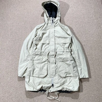 Helly Hansen парка куртка женщин средний 10 Великобритании кремовый HellyTech с капюшоном водонепроницаемый - Изображение 1 из 4