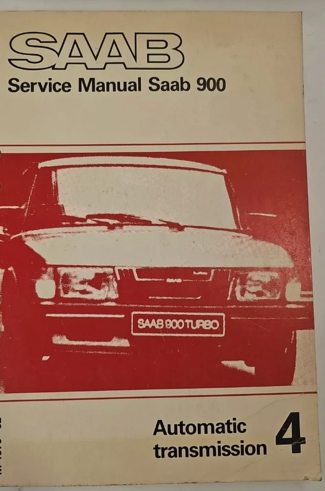 Manuale Di Servizio Saab 900 Con Trasmissione Automatica 1979 1980 1983 - Immagine 1 di 1