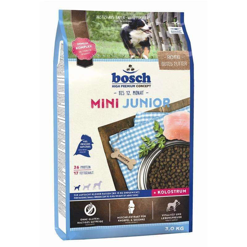 Bosch Mini Junior mit frischem Geflügel 3kg Geschenk