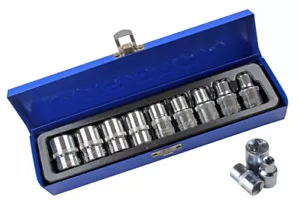 Set di prese 9 pezzi 1/2" Dr E-Torx TRX-Star E10-E24 femmina US PRO - Foto 1 di 4