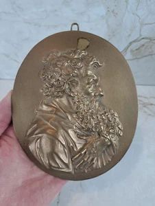 médaillon ancien en bronze portrait de Saint Paul d'après Leonhard Posch - Foto 1 di 5