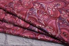 1960s/2.4 yard/Luxury vintage silk jacquard fabric/Pink brocade,floral cloth