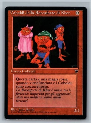 Magic The Gathering ITALIAN Legends Kobolds of Kher Keep MTG TCG CCG - Image 1 of 2