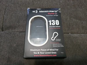 Maxxm Alarm SOS Alert Personal Safety Alarm 130db - Black. new - Picture 1 of 2