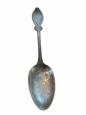 Большая ложка для супа Rogers & Bro с римским узором A1 1865 7 дюймов - Изображение 1 из 4