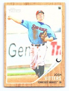 2011 Topps Heritage Minor League Josh Vitters #148   Tennessee Smokies