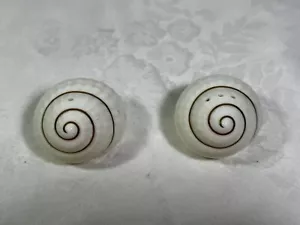 Set of Mikasa Sea Shell Salt and Pepper Shakers Narumi Japan - Picture 1 of 7