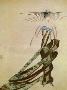 Costume Design : Alexandra Exter : 1914 : Archival Quality Art Print - Picture 1 of 1