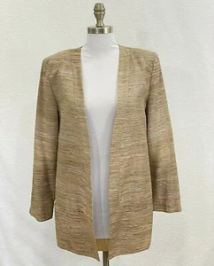 Kaktus Jacke Kleid Mantel Blazer groß hellbraun Naturfarben Freizeitkleidung  - Bild 1 von 8