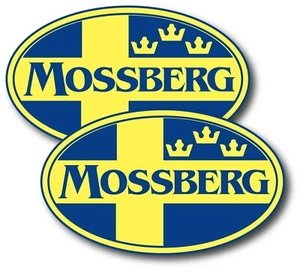 2X MOSSBERG DECAL STICKER 3M USA GUN WINDOW CAR HUNTING OUTDOOR SWEDEN FIREAMS - Picture 1 of 1