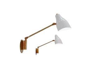 Wall Sconce Mid Century  Pair Of Sconce - Reading Light- Vintage sconce Handmade - Picture 1 of 10