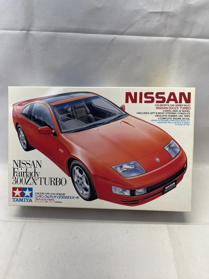 TAMIYA Nissan Fairlady Z300ZX turbo plastic model car 1/24 1989 Japan. Open Box - Image 1 of 4