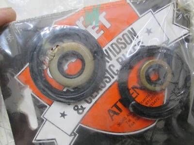 JUEGO DE SELLOS DE ACEITE DE MOTOR ATHENA - HARLEY DAVIDSON HD TODOS LOS MODELOS K KH 1952-1956 Foto 1 de 2