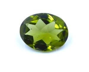 1.50 Cts 1 Stück Natürlich Peridot Oval Schnitt Locker Edelstein 8x10 MM Für Mit - Bild 1 von 3