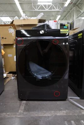 Samsung DVE50A8600V 27" Brushed Black Front Load Electric Dryer #132240  BFSALE - Image 1 of 4