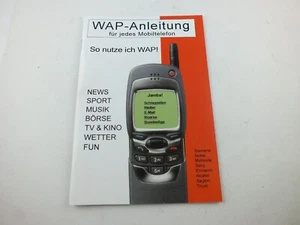Instructions WAP pour chaque téléphone portable guide allemand manuel d'utilisation Nokia Siemens - Photo 1 sur 5