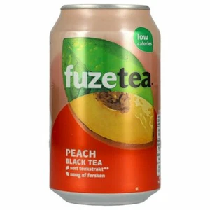 Fuze Tea - Peach Black Tea - Eistee  72 x 0,33L Dosen DK - Bild 1 von 1