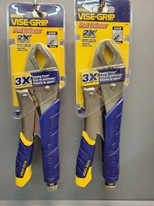2 Vise Grip 10CR Plier 11T Fast Release Irwin NEW 2X Longer Life 3X Gripping - Picture 1 of 7