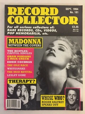 Madonna Vintage Record Collector British Magazine 1994 Original Good Condition  - Image 1 of 4