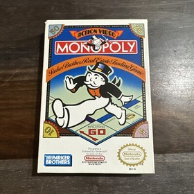 Monopoly (NES, 1991) CIB w/  & Poster Tested Very Clean Comes With What&rsquo;s In Pic