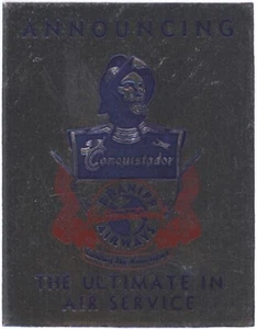 U.S., 1960s. Braniff Airways - International Conquistador Decal - Picture 1 of 1