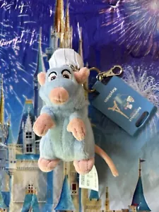 Llavero de 5" de peluche Remy's Ratatouille Adventure Chef Epcot de los parques de Disney Nuevo con etiquetas - Imagen 1 de 3