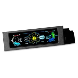5.25" STW PC 5Channel Fan Automatic Speed Controller and Touchscreen Front Panel - Picture 1 of 11