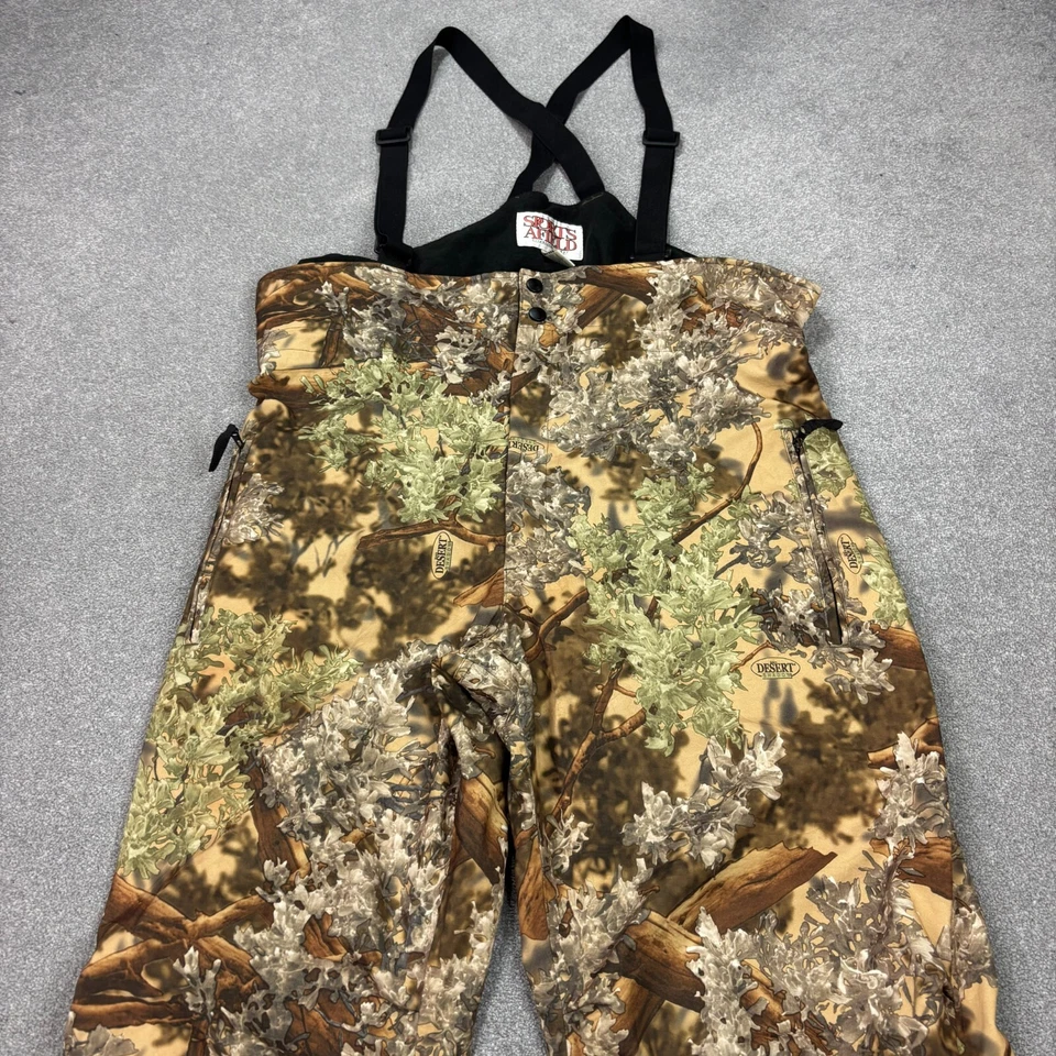 RealTree Dungarees Adult X Large 40x32 Brown Bib Hunting Lined USA Overalls Men - Image 1 of 4