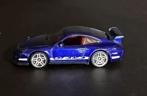 Hot Wheels 2010 PORSCHE 911 GT3 RS 1:64 interno blu rosso. - Foto 1 di 6