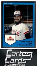 Adam Peterson 1989 ProCards Vancouver Canadians #589  Chicago White Sox