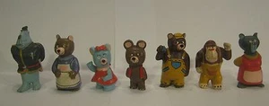 RARAS FIGURAS DE PVC KOGUMA NO MISHA, MISHA THE BEARCUB 7 MAIA & BORGES PORTUGAL AÑOS 80 - Imagen 1 de 11