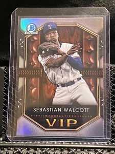 Sebastian Walcott 2025 Bowman Prospettive molto importanti #VIP-3 - Rangers - Foto 1 di 2