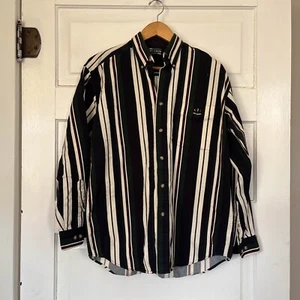 Ivy Crew Striped Button Down Shirt Long Sleeve Preppy Casual Mens Size M - Picture 1 of 8