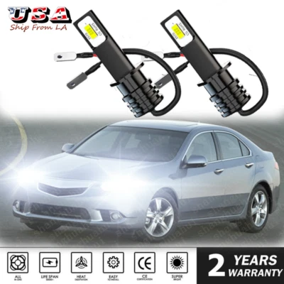 Combo de faros altos/bajos LED blancos 6000K para Acura RSX 2004 2003 2002 Foto 1 de 4