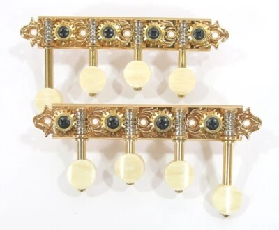F mandolin,mandola gold plated machine head tuner peg key ratio 1/18 636G-P7I - Image 1 of 4