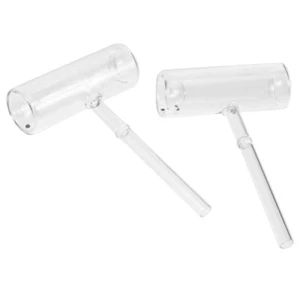 2 pezzi martello guarnizione vetro tubo guarnizione vetro kit chimica organica scienza - Foto 1 di 12