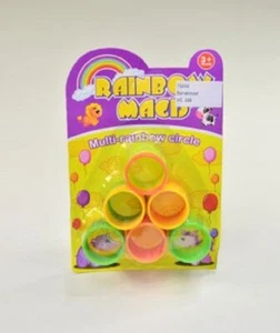 36 Regenbogenspiralen Spirale je 3,5 cm Duchmesser Mitgebsel Kindergeburtstag - Bild 1 von 1
