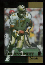 1996 Score Board NFL Lasers #66 Jim Everett New Orleans Saints Football Card