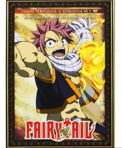 FAIRY TAIL 4ª Temp. 12 Episodios (Nuevo precintado) 3 Discos DVD Zona 2 "L-33" - Imagen 1 de 4