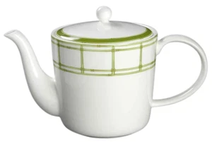 Monique Lhuillier  Royal Doulton BAMBOO TEAPOT COVERED SUGAR & CREAMER NEW - Bild 1 von 3