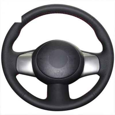 Hágalo usted mismo Cubierta de cuero para volante de automóvil para Nissan March Sunny Versa Almera 2013 Foto 1 de 4