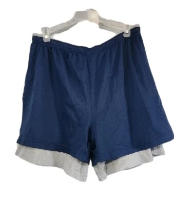 Pantalones cortos de baloncesto M vintage con cordón de 2 capas para niños sin marca Foto 1 de 4