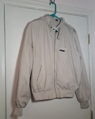 Chaqueta DE COLECCIÓN Para Hombre Solo Miembros Tostada/Gris Bomber Café Racer Chaqueta Talla 44 Foto 1 de 4