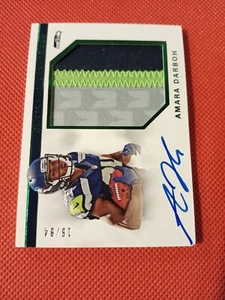2017 AMARA DARBOH NATIONAL TREASURES AUTOGRAPHED AUTO PATCH ROOKIE CARD RC /84 - Picture 1 of 3
