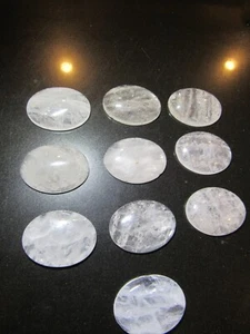 Pietra di palma cristallo quarzo naturale pietra preoccupante lucida guarigione energetica Reiki Cab - Foto 1 di 3