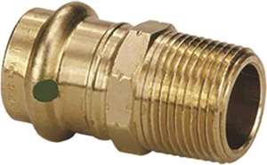 79230 Propress Zero Lead Bronze Adapter with Male 3/4-Inch by 3/4-Inch P X Male - Picture 1 of 3